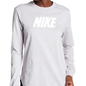 Nike Women Athletic Logo Long Sleeve Shirt…